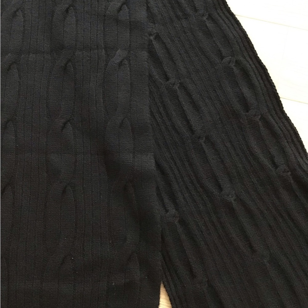 NEW J. Crew cashmere black scarf - Picture 3 of 6